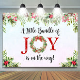 Lofaris A Little Bundle of Joy Is on The Way Baby Shower Backdrop